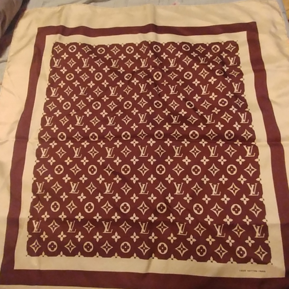 Vintage Louis Vuitton silk scarf